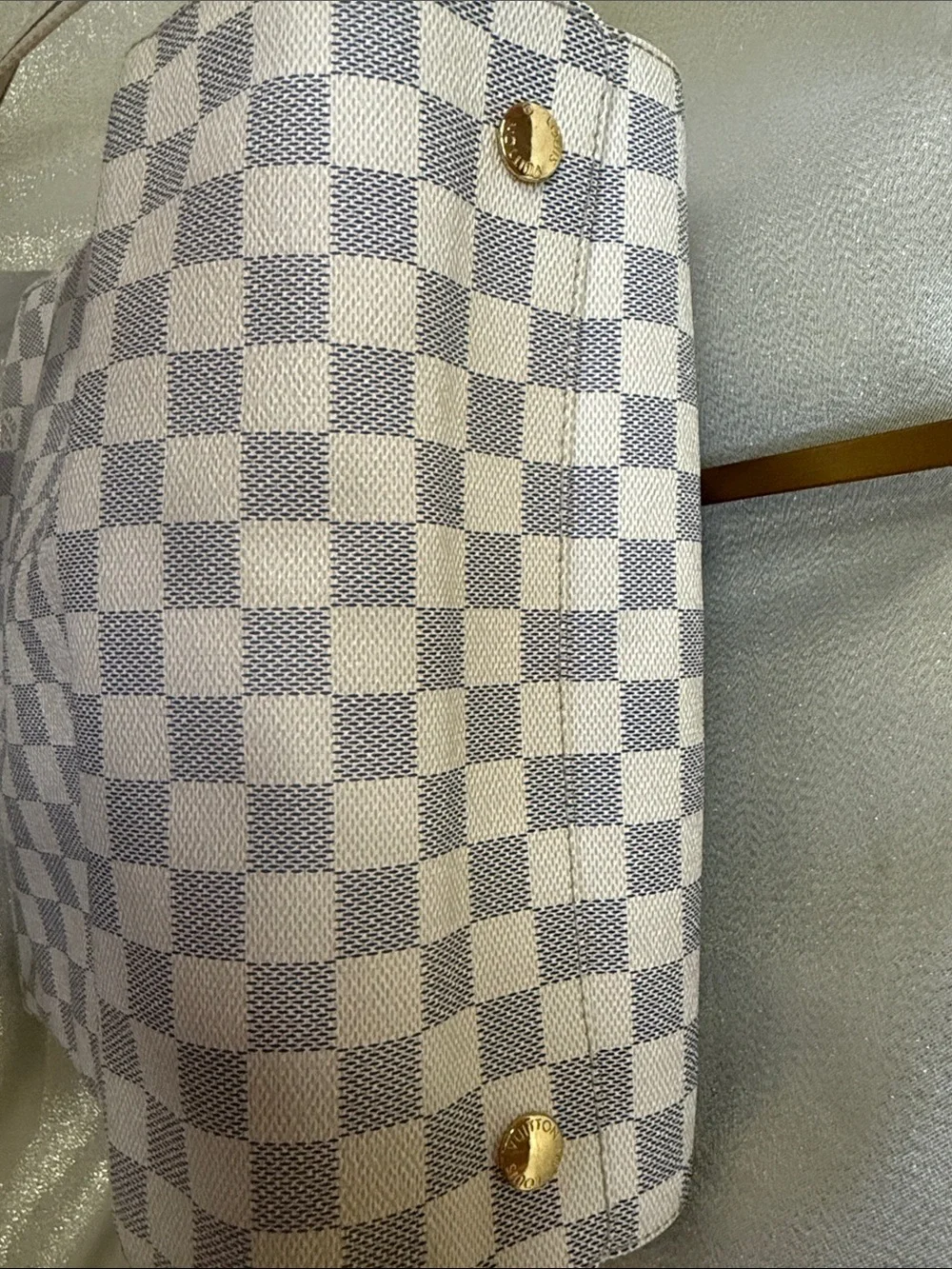 Louis Vuitton Damier Azur Naviglio Messenger Bag
